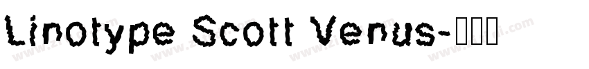 Linotype Scott Venus字体转换